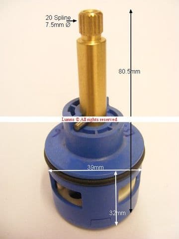 Bank Mk2  3 Way 4 Hole Diverter  NRT4H SC39 - Bespoke Part