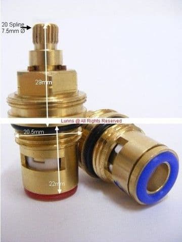 Bank Moritz 2029 Ceramic Disc Cartridge Pair SMRT20-100MOD29 - Bespoke Part