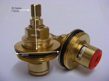 Bank Moritz SMR20-30-34 Ceramic Disc Bush Cartridge Pair T20-100HC45