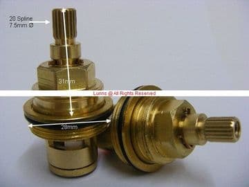 Bank Moritz SMR20-31-28 Ceramic Disc Bush Cartridge Pair T20-100HC45