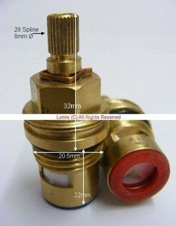 Bank OEM 29 MS WRAS 28 Spline Cartridge Valve TMX24 - Pair - Bespoke Part