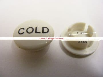 Bank Plastic Three Turret Push In Indice 16mm B542301 Pair MAG-I1 - Bespoke Part