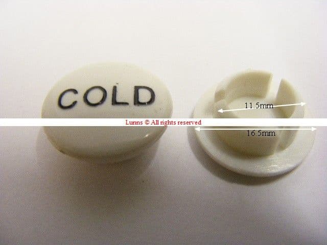 Bank Plastic Three Turret Push In Indice 16mm B542301 Pair MAG-I1 - Bespoke Part