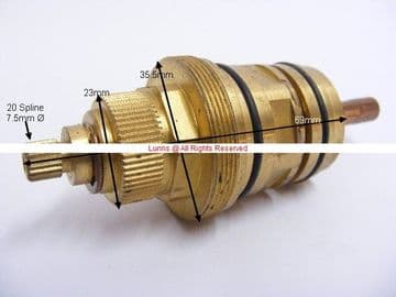 Bank Q Series Thermostatic Screw In Shower Cartridge B540372 SC33