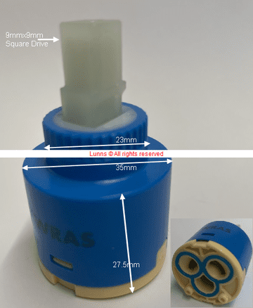 Bank Silverdale Veta Mk2 35mm Flat Base Cassette Non Click Model CHIXIN C31B - Bespoke Part
