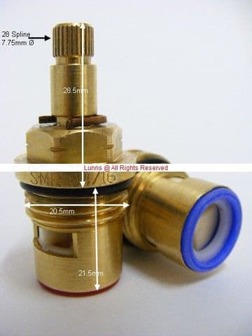 Bank SMR No4 28 Spline Ceramic Disc Cartridge Pair TM27A