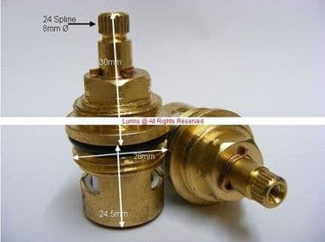 Bank SP 3/4in Bath Ceramic Disc Cartridge T24-9B Pair