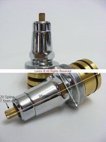 Bank Tapir EXP Mk2 Small Spline Thermostatic Screw In Cartridge B54SK157E871 SC11 - Bespoke Part