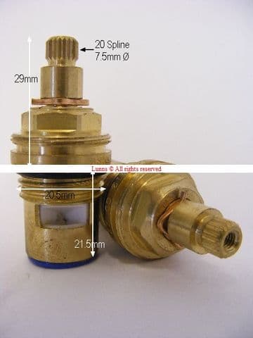 Bank Winland XZ20 Mk2 BS5412 Ceramic Disc Cartridge B54VS02 8711 T20-16 - Pair