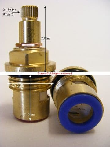 Bank XZ24 aka BVS24 NST Ceramic Disc Cartridge 1/2" B54VS01C248711 T24-9A