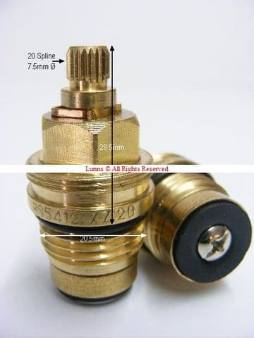 Bank20 190S DTC Mk2 Tap Washer Valve XZ20 Mk2 BX20 T20-10A (Pair)