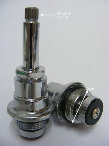Bank24 Georgian 1/2" 1010 Chrome Valve T24-29A - Bespoke Part