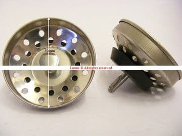 Basket Strainer Waste Sink Plug B Pattern W2-82