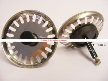 Basket Strainer Waste Sink Plug MC79 W2-80