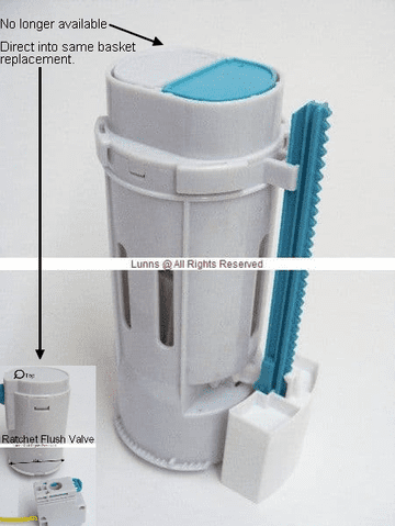 Bathstore Replacement Cable Flush Valve c/w Button (Replaces 90000010880 DD ) Bespoke Part