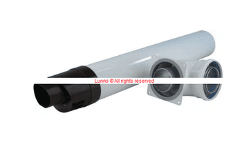 Baxi 5118489 STANDARD HE FLUE+ELBOW 60/100 - Collection Only