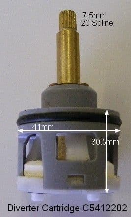 Bespoke Diverter Cassette 3 Hole C5412202