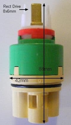 Blanco Adelphi Mk2 Starmix Greens Cartridge Cassette Valve - Bespoke Part