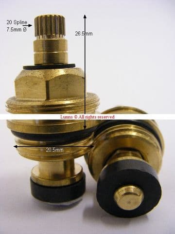 Blanco20 Vista 1100/Aquadisc Classic Mk2 BS5412 Washer Valve T20-24BoB