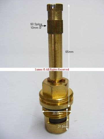 Borma F25 Tall Boy 2065 Overdel Ceramic Disc Cartridge Clockwise Close R978225V ALD11 - Bespoke Part