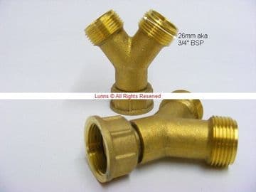 Brass Washing Machine Y Piece