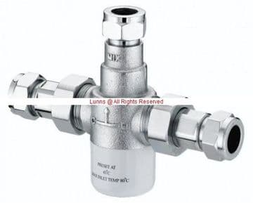 Bristan Gummers 15mm Thermostatic Mixing Valve, 15mm Inlets MT503CP