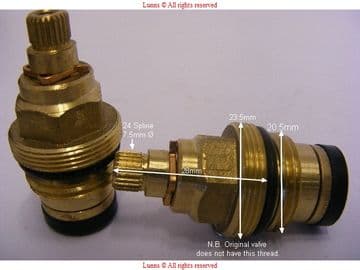 Bristan Regency Basin Tap Valves T24X5