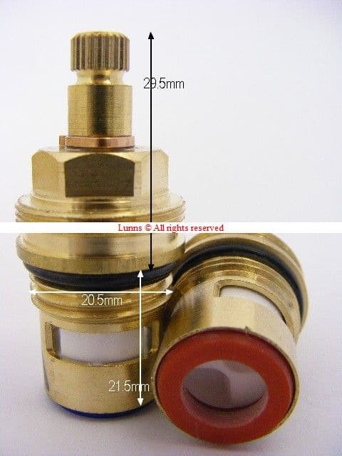 Bristan Shadow Basin Cartridge CDC B54050BL 24 Spline 51mm Long T24X26XX