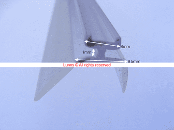 Burmese Double Drop Slide In Bath Screen Seal 1000mm UUV3RER- Bespoke Part
