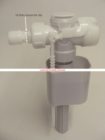 Burmese SE MK2 Inlet Float Valve for Furniture B54SP8787115 EDRR - Bespoke Part