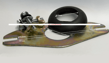 Burmese WIDE 1-1/2" 48mm Close Coupled Plate Kit 144-191mm - Bespoke Part