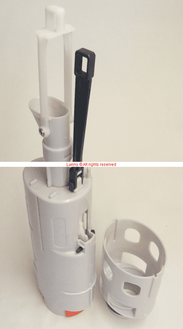 BURNT-OV Oval Flush Valve  (Basket Not Included With Flush Valve) - Bespoke Part