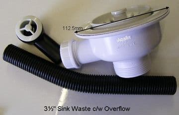 Castle Click Clack Assembly (CP/White Plug & Brass Mechanism)