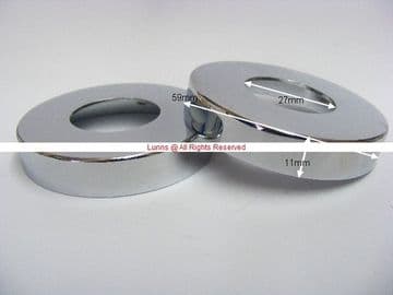 Castle Shallow Shower Plate Cover Shroud for Bar Valves - Pair - Bepoke Part