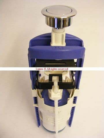 Cesame 4 Prong Mono Flush Valve with Button