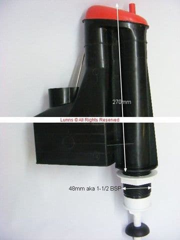 Cira 1960 Syphon Pull Down c/w Pull Down Fitment (Replaces Freeflow+Brown Torpedo) - Bespoke Part