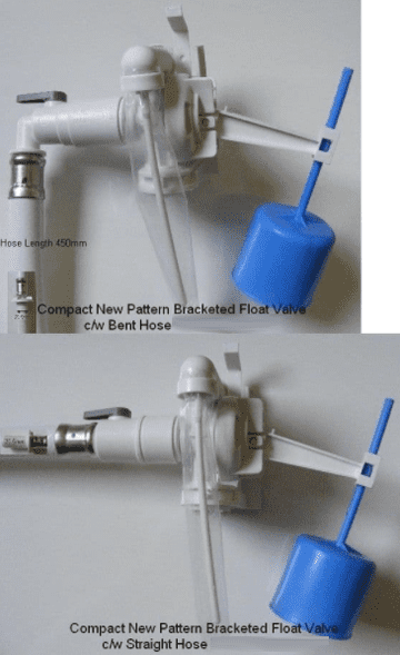 New Compact Internal Bracketed Float Valve c/w Hose