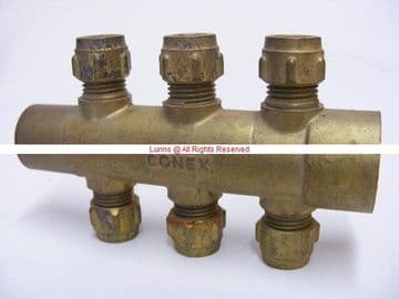 Conex Delcop 22mmx8mm 6 Port Manifold