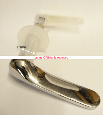 Coroline Lever Chrome Mk2 - 17mm Small Bore