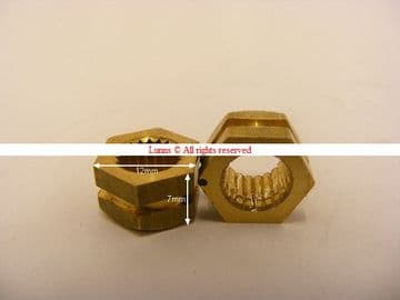 Dafino 20 Brass Hex Head Carrier PKITDAF212AC Pair - Bespoke Part