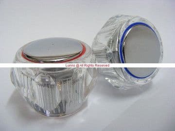 Dafino 20SS Acrylic Tap Handle PKIT212SS - Pair