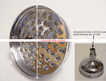 Denva 4-3/4" Watering Can Style Shower Head