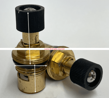 Denva DTF B Series Ceramic Disc Cartidges c/w Head Carriers Pair T20-15F - Bespoke Part