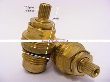 Denva FA Shower On/Off Washer Valves T20X18 - Bespoke Part