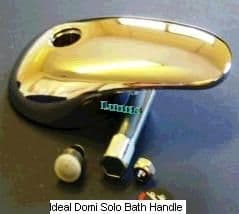 Domi Solo Bath Mixer Handle Chrome - Bespoke Part