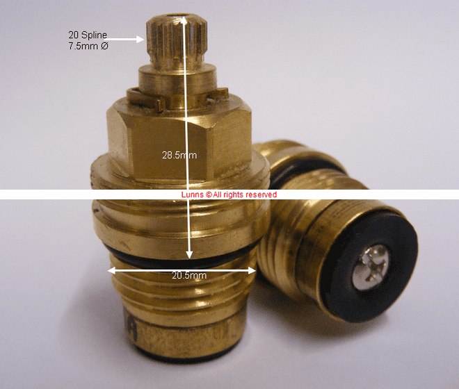 DTC20 MK1 BS5412 X20 Danube BS5412 Washer Valve Replaced T20-10AMODRER (Pair) Bespoke Part