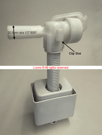 Eaton CLIP Side Entry Inlet Float Valve 73.9043 - Bespoke Part
