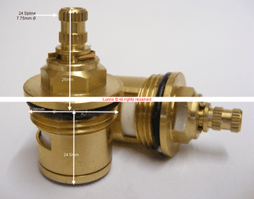 Eaton SS 24-25-24.5 Bath NST Cartridges Pair EB1 - Bespoke Part
