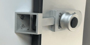 Ebony Door Lock/Slider & Receiver - Bespoke Part