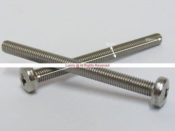 Ebony Sol Mk2 Mushroom Head Face Plate Bolts 59x5mm SC51A - Bespoke Part